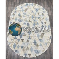 Бельгийский ковер Genova 38491_699991 Синий овал